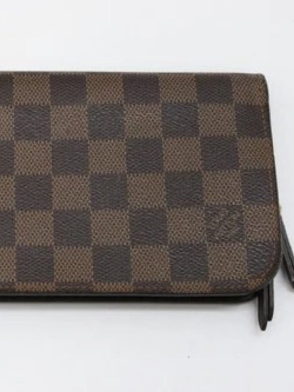 Louis Vuitton Brown Monogram Print Insolite Leather Envelope Wallet